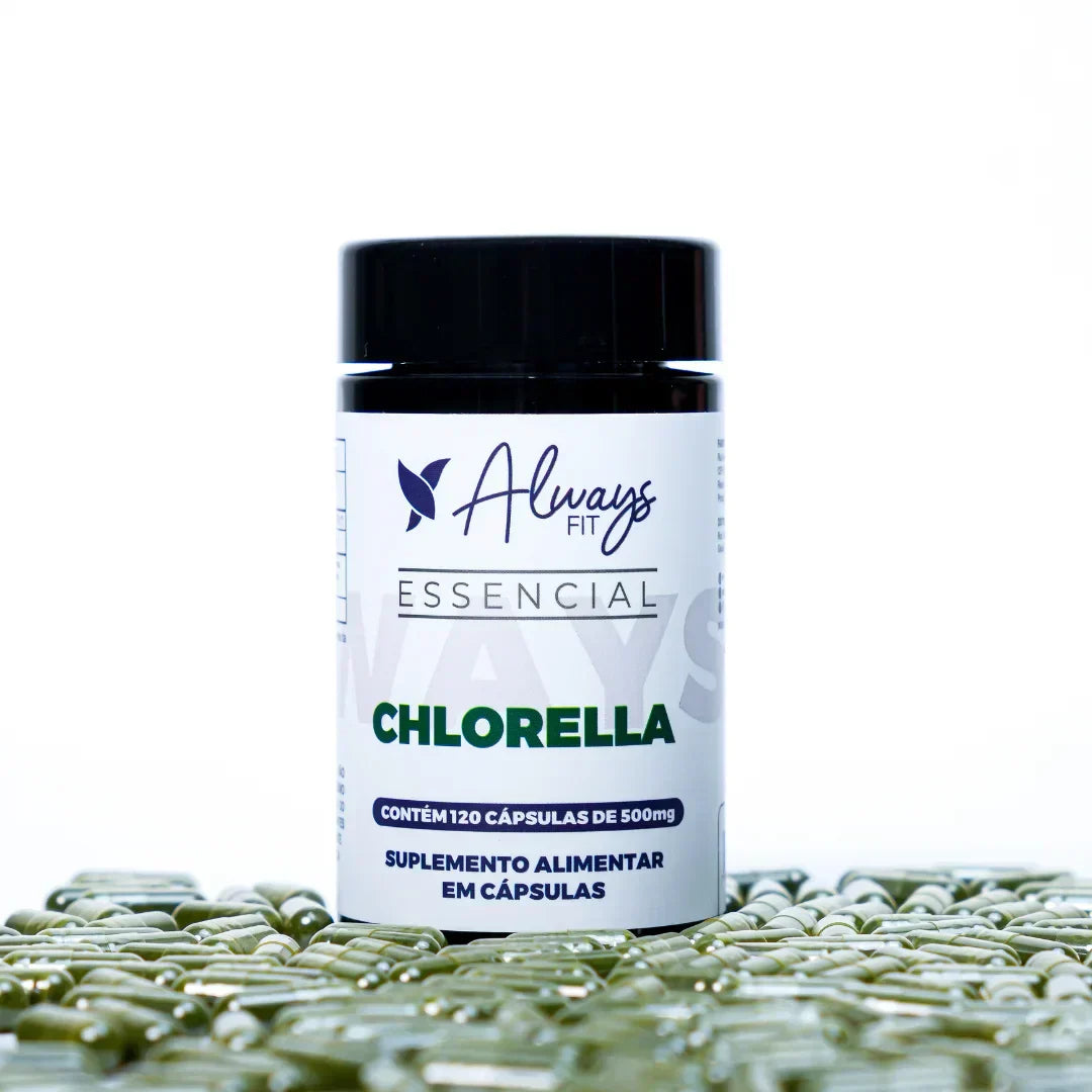 Chlorella 100% Pura - 120 Cápsulas