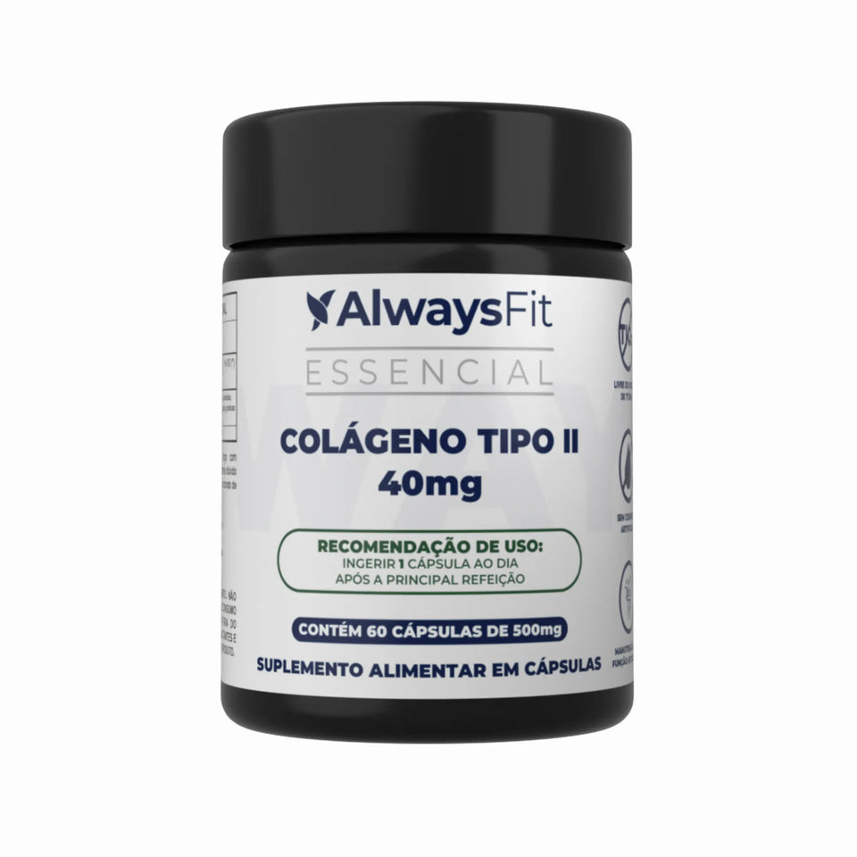 Colágeno Tipo II 40mg - 60 Cápsulas