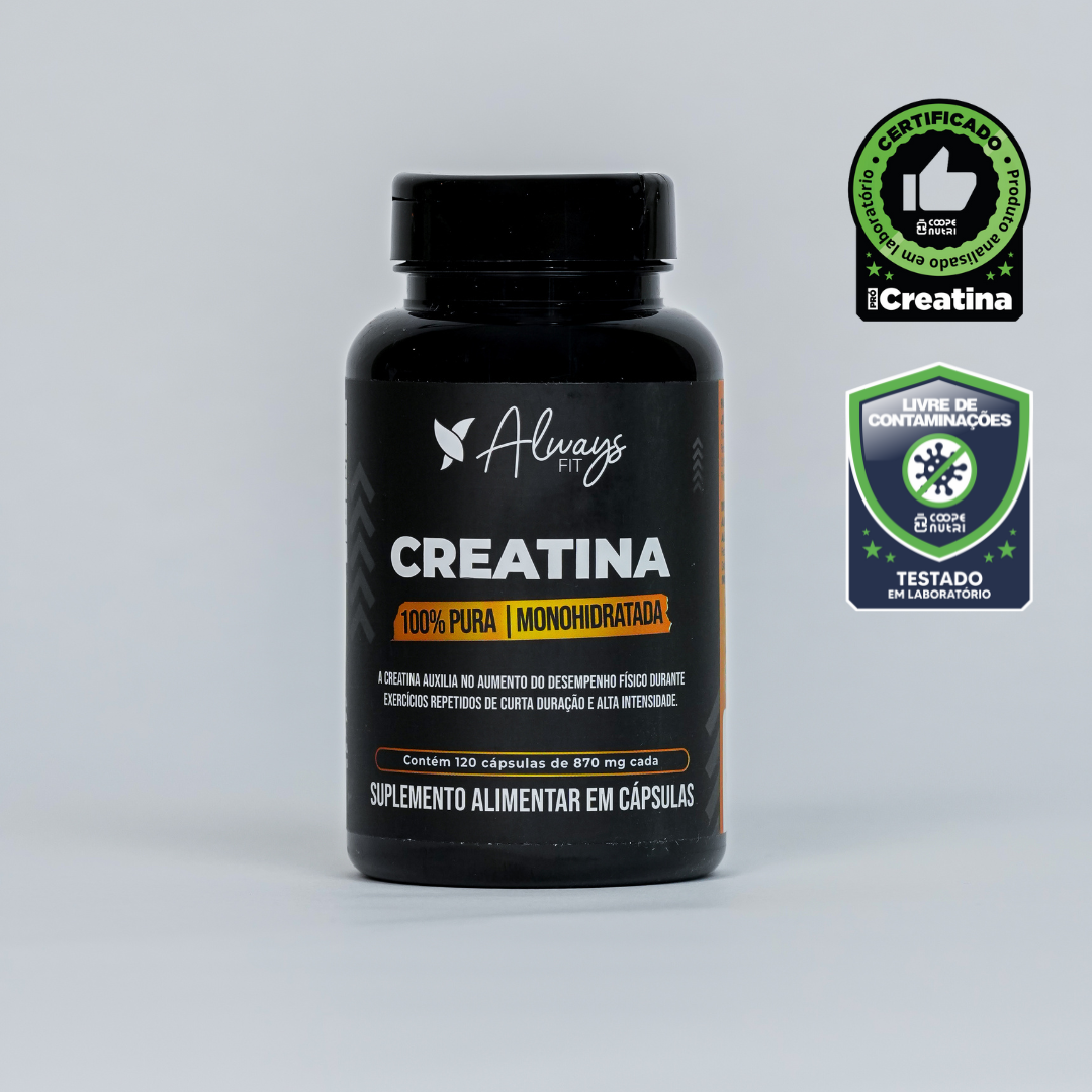 Creatina Monohidratada 100% Pura - 150 Cápsulas