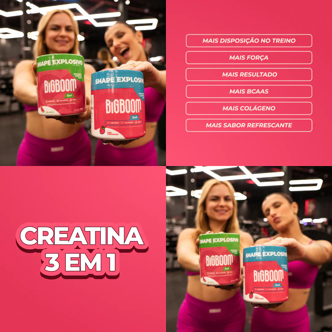 Creatina 3 em 1 (Pague 1 e Leve 2)